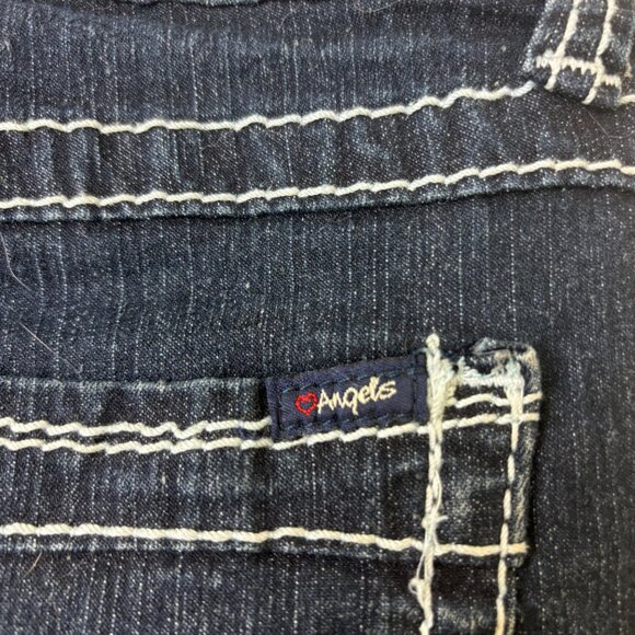 30" Y2k Angels Denim Shorts - Picture 3 of 4
